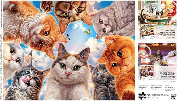 Buffalo Games - Mouse Perspective - 750 Piece Jigsaw Puzzle for Adults -Challenging Puzzle Perfect
