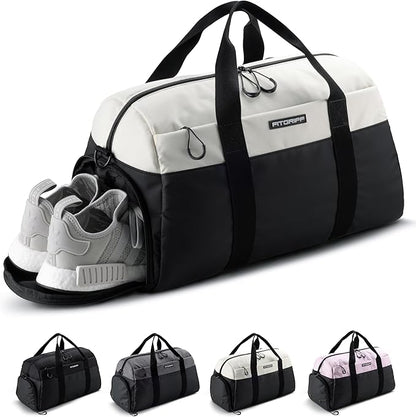Fitgriff® Gym Bag V2 for Men and Women with Shoe & Wet Compartment - Duffle Bag for Travel, Sports