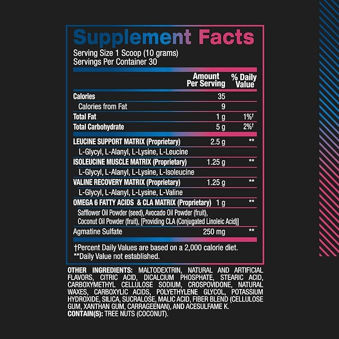 BPI Sports Best BCAA Powder - Muscle Recovery Support - Branched Chain Amino Acids | Building