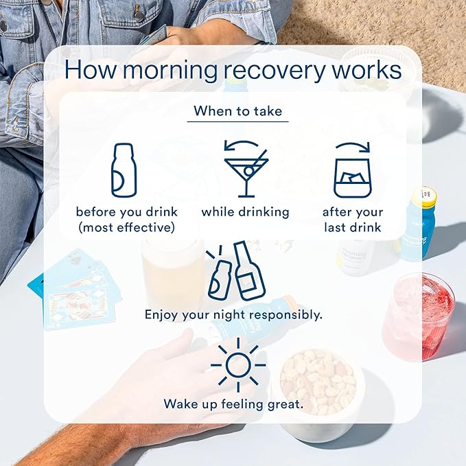 Morning Recovery, Electrolyte with Energy, Milk Thistle Drink Proprietary Formulation to Hydrate