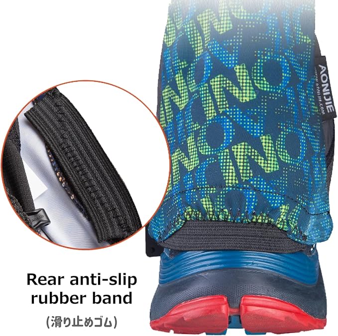 Azarxis Trail Gaiters Low Ankle Gators Shoes Boots Cover Breathable & Sand Protection for Men Women