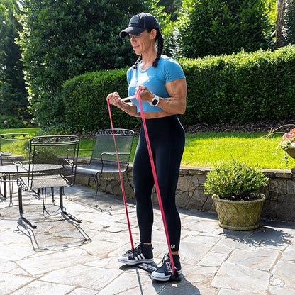 Serious Steel Fitness 37" Resistance Training Bands (Portable Exercise Band System Training Bands