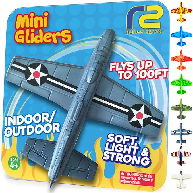 Foam Airplanes for Kids: Airplane Toy Glider Plane Styrofoam Airplanes - Best Stocking Stuffers for