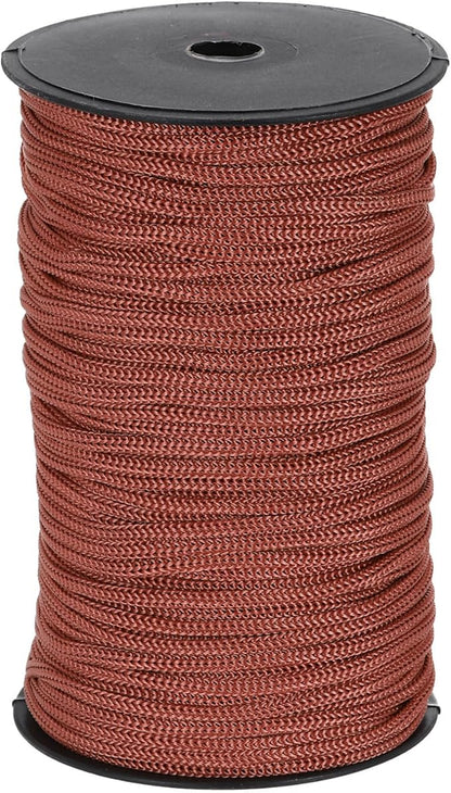 MECCANIXITY 3/16 Inch Polypropylene Rope Braided Ropes, 328ft Nylon Rope Hollow Utility Cord for