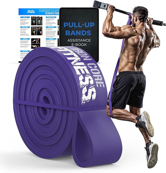 Pull Up Assistance Resistance Bands - Long Loop Power Bands for Men and Women - Strength Power