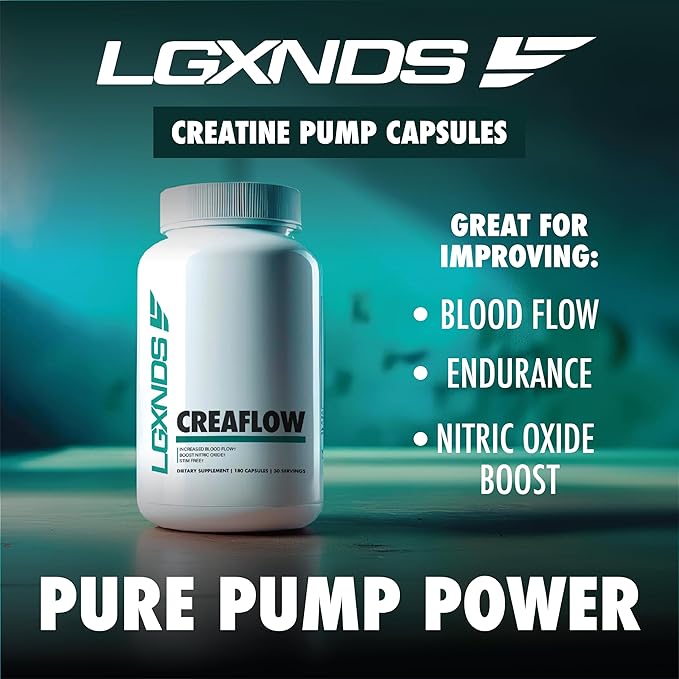Creaflow Stim-Free Creatine Pills | Support Muscle Gain, Performance, Strength and Workout Recovery