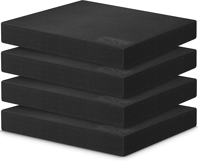 Yes4All Upgraded Size Foam Pad for Exercise, Nonslip Foam Balance Pad Physical Therapy, Yoga &