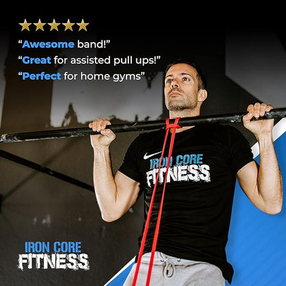 Pull Up Assistance Resistance Bands - Long Loop Power Bands for Men and Women - Strength Power