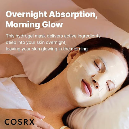 COSRX The Alpha-Arbutin Discoloration Care Hydrogel Face Masks Skincare 3 EA, Collagen Face Mask