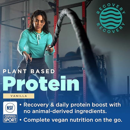 Gnarly Nutrition Vegan Plant Protein ??Vanilla Vegan Protein Powder, NSF Sport Certified ??Meal