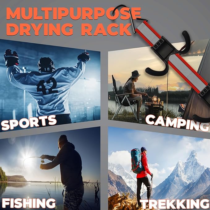UTTY Hanging Multipurpose Portable Hockey Drying Rack - Durable Gear Keeper & Sports Equipment