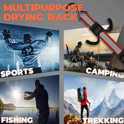 UTTY Hanging Multipurpose Portable Hockey Drying Rack - Durable Gear Keeper & Sports Equipment