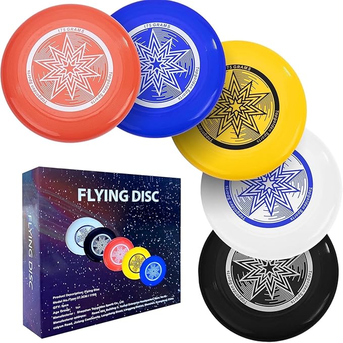 Eastgoing Outdoor Flying Disc 175 Gram, 10.75 Inch Sport Disc ，Loads of Colors Available, Suitable