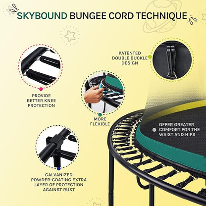 SkyBound 14 FT 12 FT 10FT 8FT 6FT Springless Trampoline for Kids and Adults - Recreational