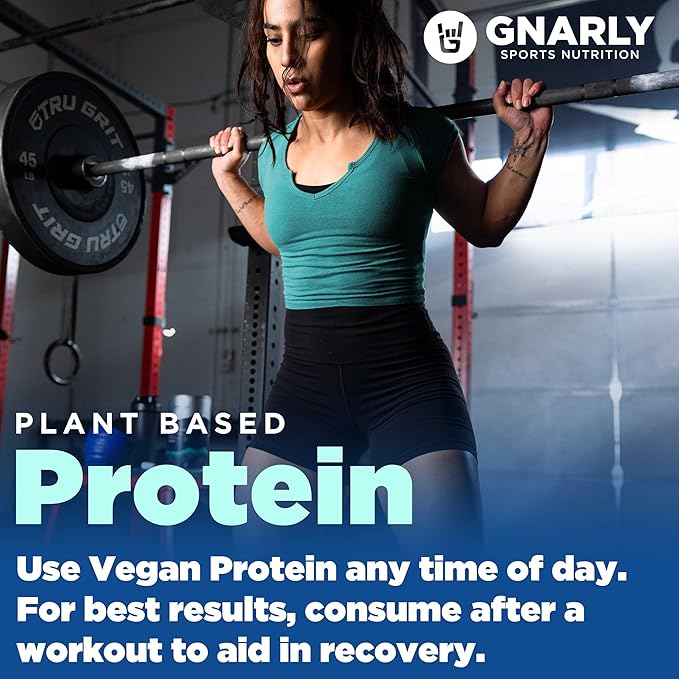 Gnarly Nutrition Vegan Plant Protein ??Vanilla Vegan Protein Powder, NSF Sport Certified ??Meal