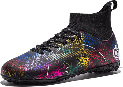 Boy Soccer Cleats Big Kids Soccer Shoes Professional Soccer Cleats Shoes,Unisex Soccer Sneakers for