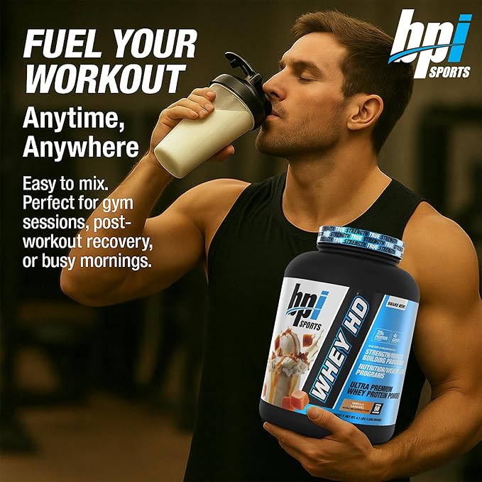 BPI Sports Whey HD Ultra Premium Protein Powder Isolate | Workout Whey Protein Powder For Men &