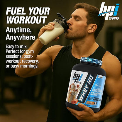 BPI Sports Whey HD Ultra Premium Protein Powder Isolate | Workout Whey Protein Powder For Men &