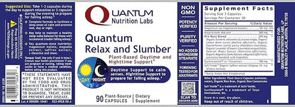 Quantum Nutrition Labs Quantum Relax and Slumber - Sleep Supplement with Magnesium Malate &