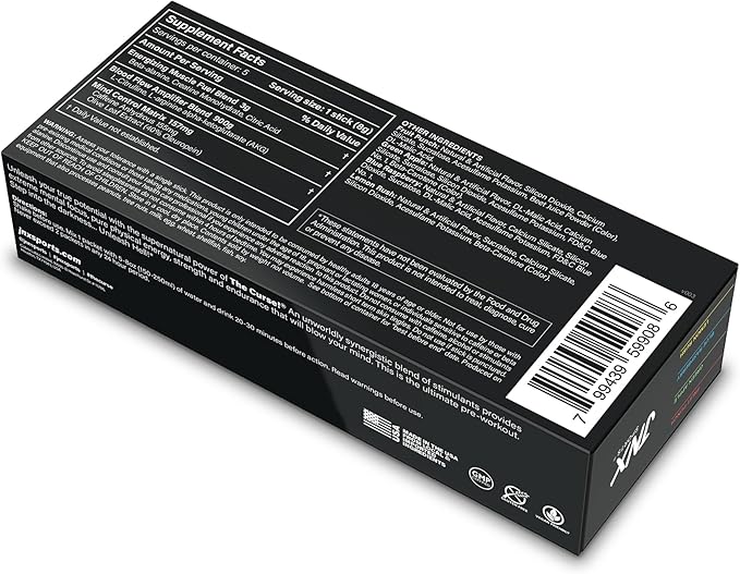 JNX SPORTS The Curse! Pre Workout Powder for Men & Women, Caffeine, Beta-Alanine, Creatine