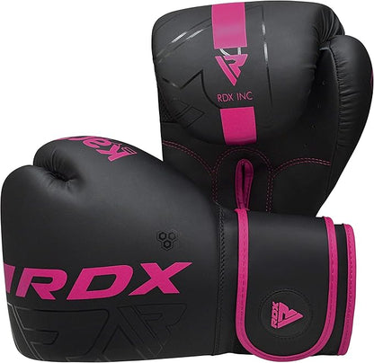 RDX Boxing Gloves, Pro Training Sparring, Maya Hide Leather, Muay Thai MMA Kickboxing, Men Women