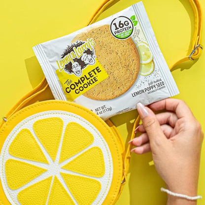 Lenny & Larry's The Complete Cookie, Lemon Poppy Seed, Soft Baked, 16g Plant Protein, Vegan