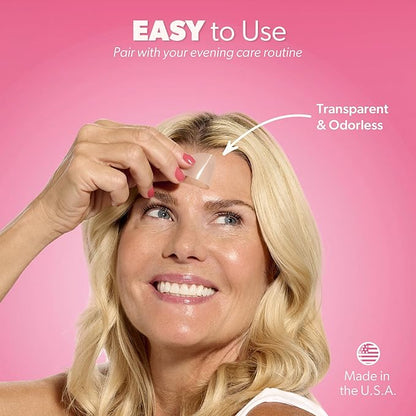 Smoothies Full Coverage Wrinkle Patches for Face Overnight - Facial Patches for Forehead, Elevens