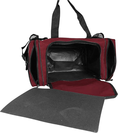 DALIX 17" Duffle Bag Dual Front Mesh Pockets (Black Gold Gray Dark Green Navy Blue Maroon Royal