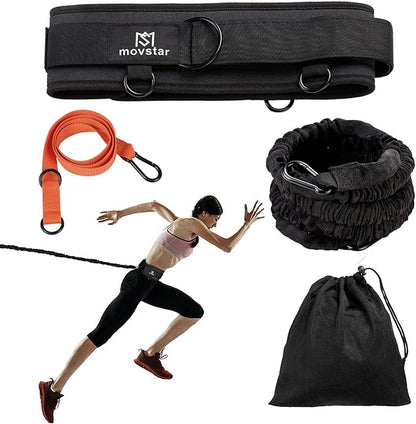 Pseudois Resistance Bungee Band, Running Training Bungee Workout Band, Speed Strength, Basketball