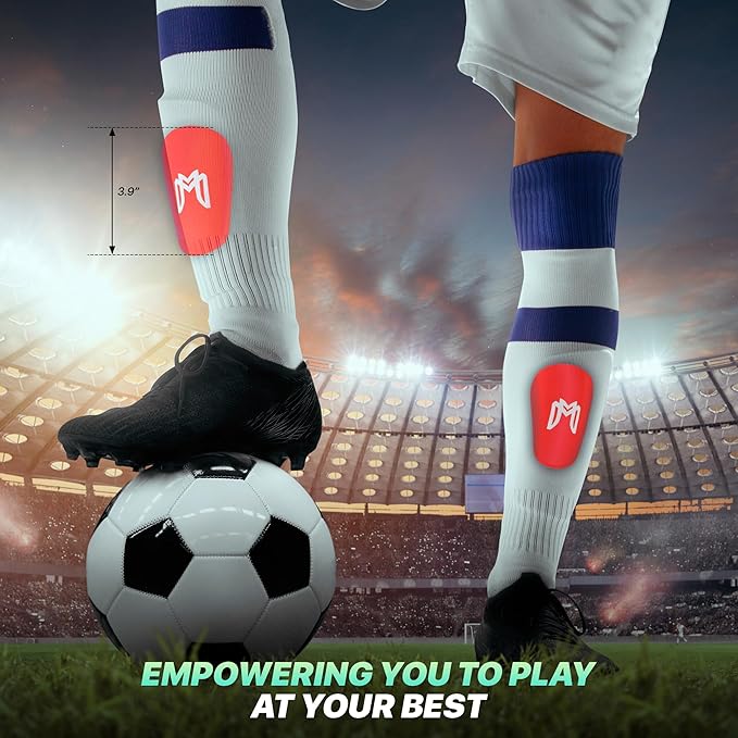 MiniGuards - Mini Shin Guards for Soccer Players - Tiny Shin Pads for Men, Women, Teens - Miniature