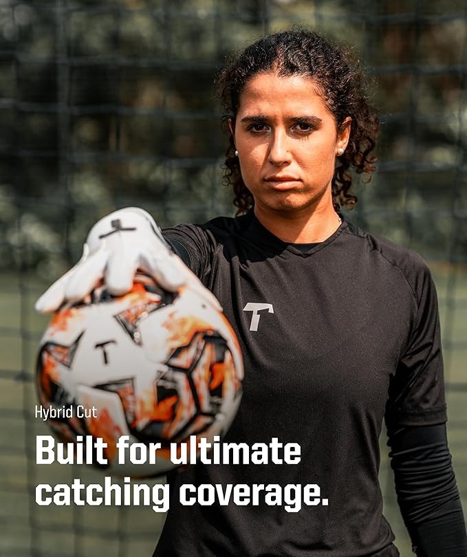 T1TAN Beast Goalkeeper Gloves - Without Finger Protection - Soccer Goalie Gloves Adult