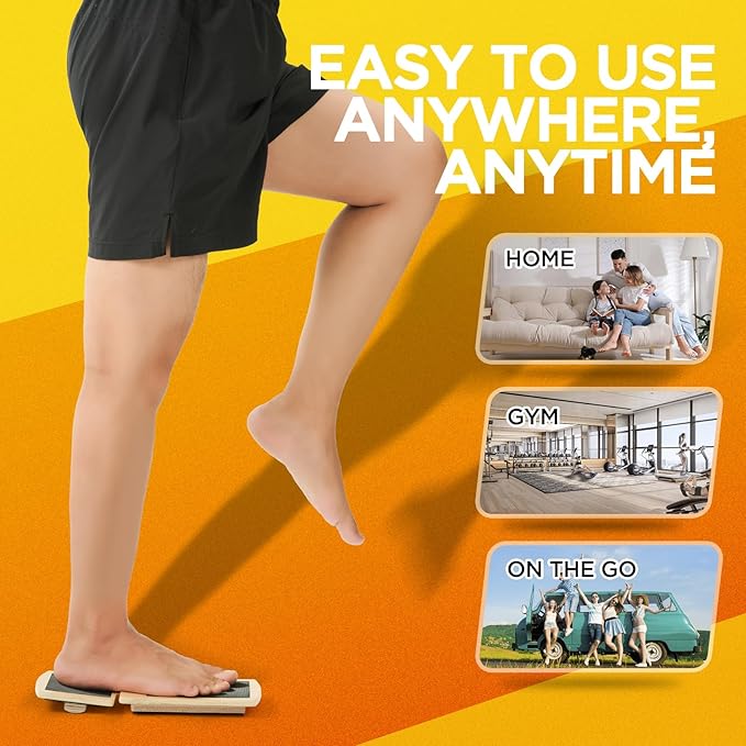 Ankle Balance Board Foot Strengthener Trainer for Sprained Ankle, Stability Exercises, Physical