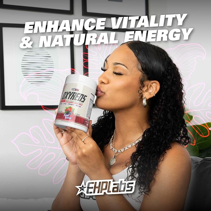 EHP Labs OxyReds Superfood Beets Powder - Nitric Oxide Supplement, Organic Beet Root Powder, Immune