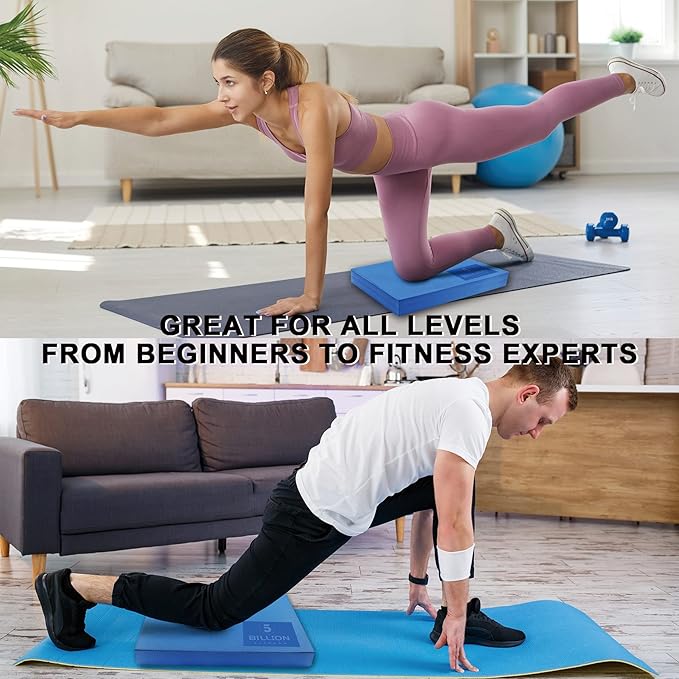 Foam Balance Pad(Large or XL),5BILLION Stability Pad for Physical Therapy,Non-Slip Exercise Balance