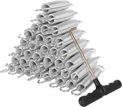 40 Pack Trampoline Springs 5.5” Heavy Duty Galvanized Steel Replacement Trampoline Parts Springs