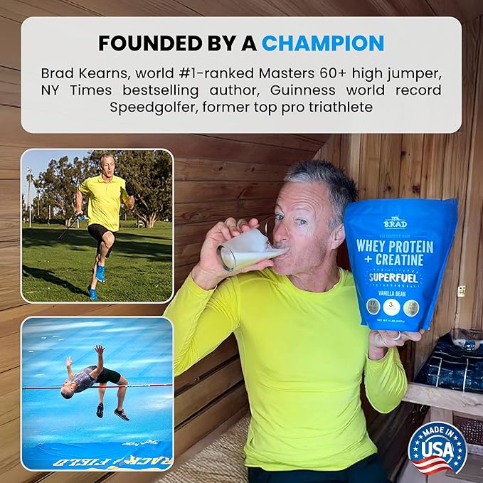 B.rad Superfuel - Grass Fed Whey Protein Isolate Boosted with Creatine | Farm-Fresh
