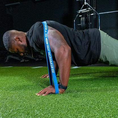 Serious Steel Fitness 32" Resistance Training Bands (Portable Exercise Band System Training Bands