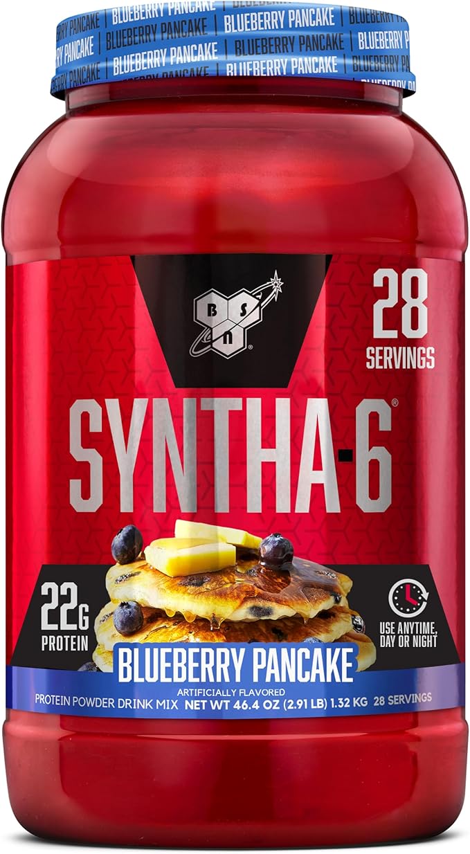 BSN SYNTHA-6 Premium Protein Powder with 6g of Fiber, Whey Protein, Micellar Casein, Milk Protein