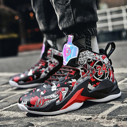 Boys Basketball Shoes Breathable Indoor Athletic Shoes Youth Outdoor Fashion Sneakers Comfortable
