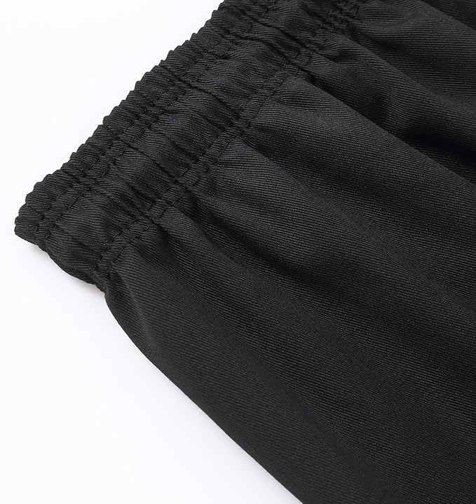 FitsT4 Sports Karate Pants 8oz Middleweight Elastic Waist Martial Arts Pants Perfect for Training