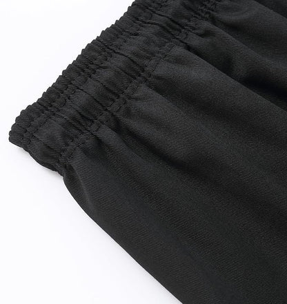 FitsT4 Sports Karate Pants 8oz Middleweight Elastic Waist Martial Arts Pants Perfect for Training
