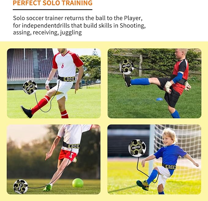 Soccer Agility Training Equipment Set, 12 Rung 20Ft Agility Ladder, 12 Disc Cones, 4 Steel Stakes