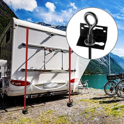 MIXXIDEA 24 in Mobile Home Anchors, Metal Ground Anchor Screw in, Heavy-Duty Earth Anchors with