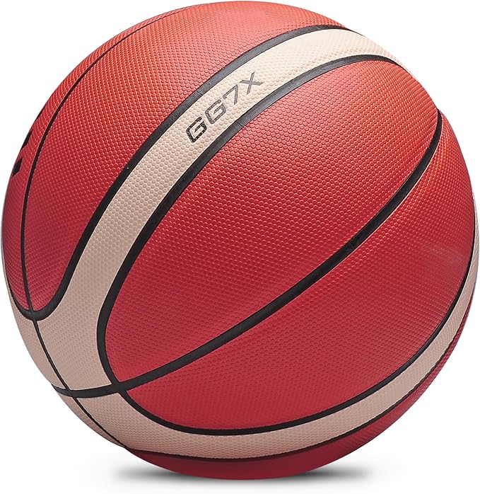 Training Soft Touch Rubber and Faux Leather Fighting Basketball, High Bounce Indoor Outdoor