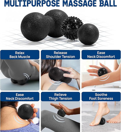 Yes4All High-Density EPP Round Back Roller Foam, Exercise Foam Roller for Yoga, Pilates &