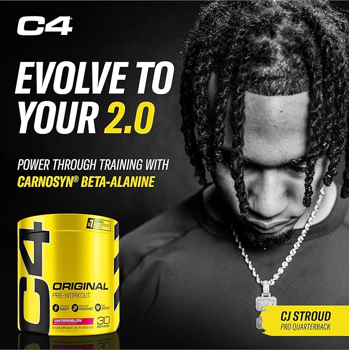 Cellucor C4 Original Pre Workout Powder Watermelon Sugar Free Preworkout Energy Supplement for Men