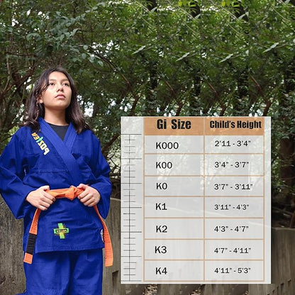 Kids Brazilian Jiu Jitsu Gi For Kids BJJ Gi Youth Grappling Kimonos Preshrunk Lightweight Martial