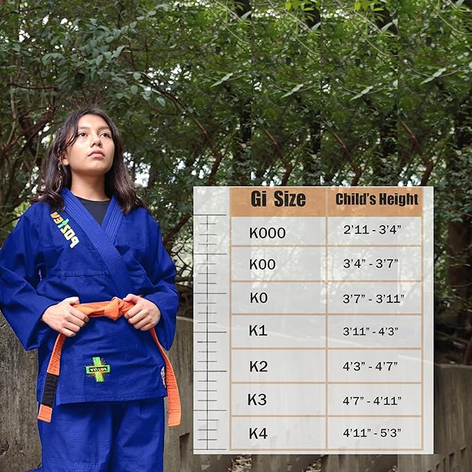 Kids Brazilian Jiu Jitsu Gi For Kids BJJ Gi Youth Grappling Kimonos Preshrunk Lightweight Martial