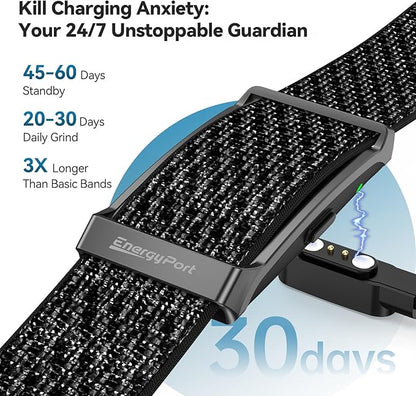 Fitness Tracker,Wearable Health Smart Bracelet Band with Blood Oxygen 170+ Sport Mode 60-Day