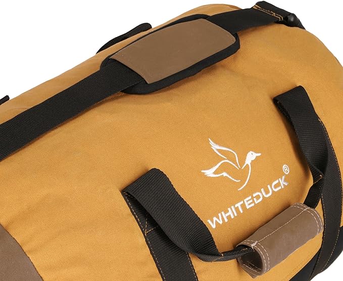 WHITEDUCK Heavy Duty Canvas Duffel Bag for Men and Women - Foldable Military Army Style Duffel Bag